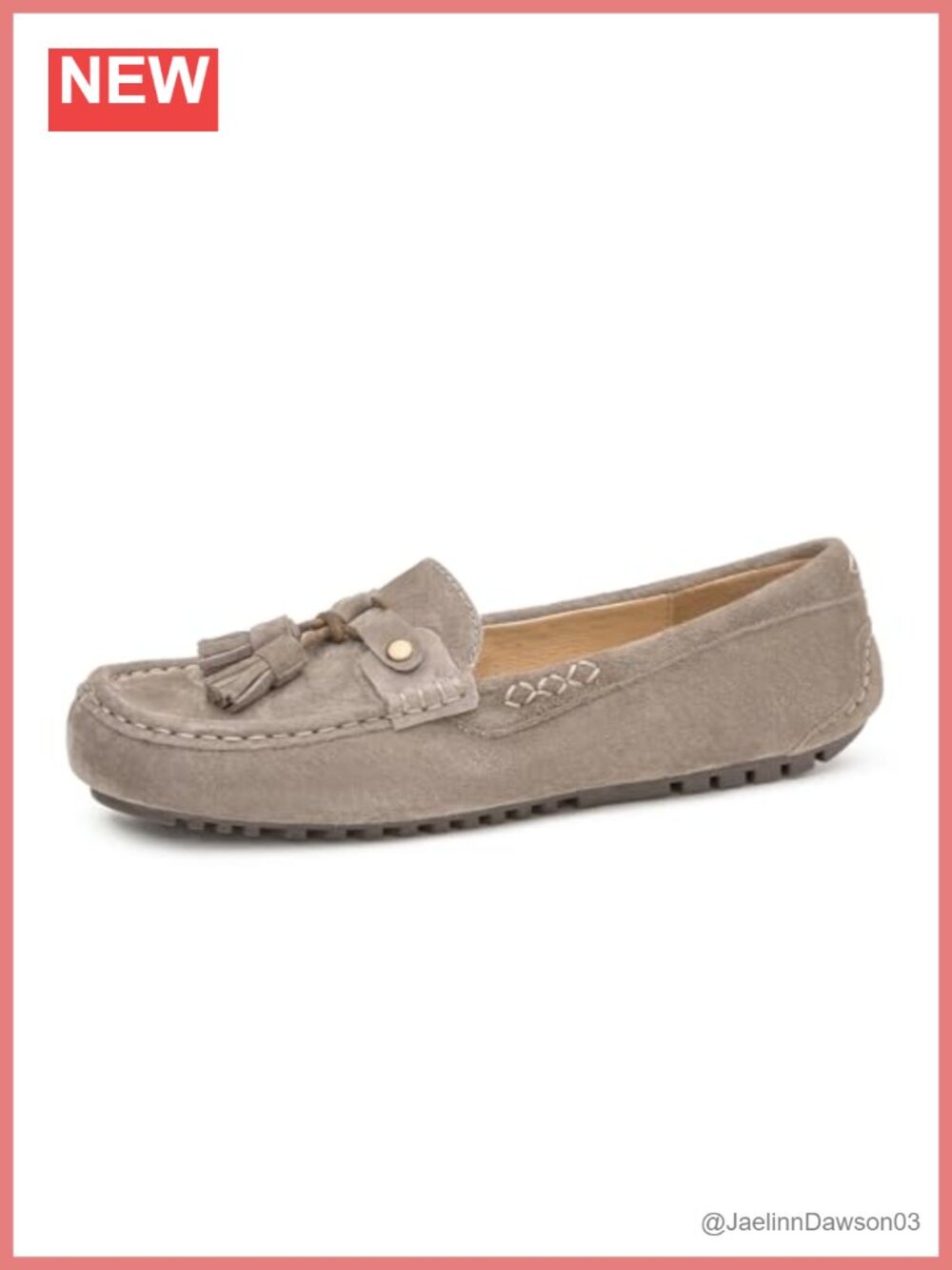 Women's Suede Tassel Driving Loafer Flats Slip On Shoes